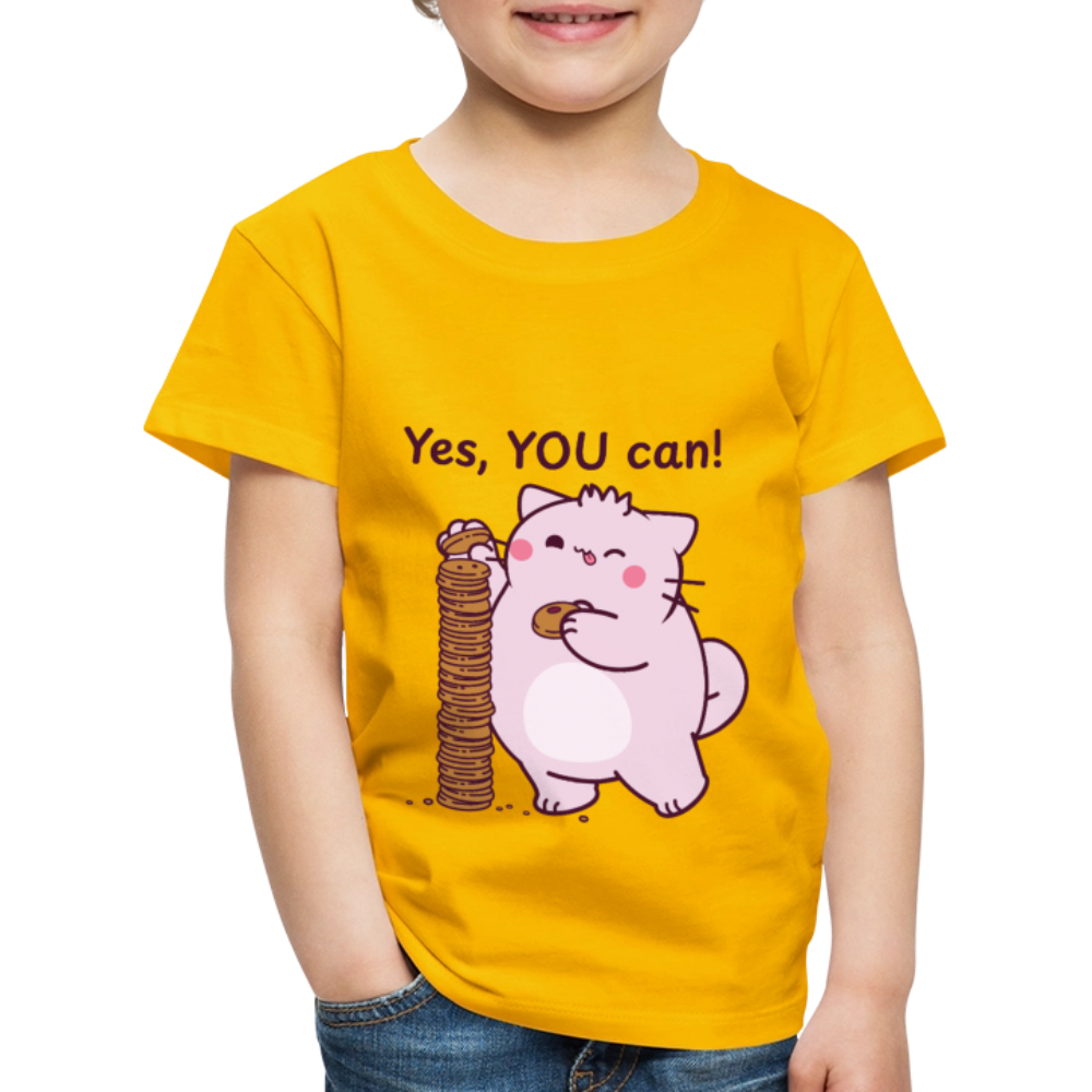 Pembe Slogan Kids' Premium T-Shirt - sun yellow