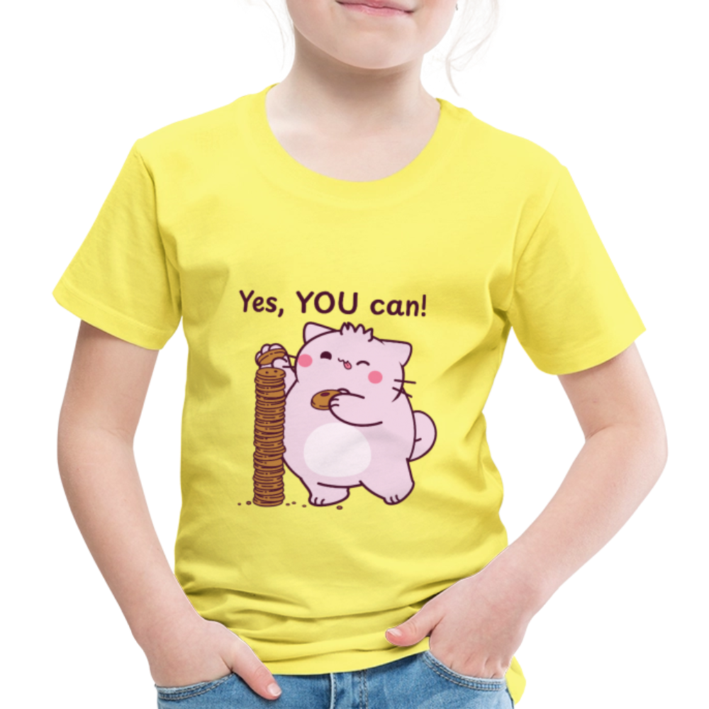 Pembe Slogan Kids' Premium T-Shirt - yellow