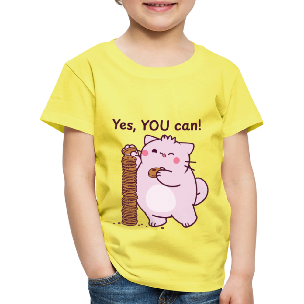 Pembe Slogan Kids' Premium T-Shirt - yellow