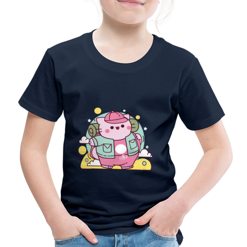 Adventurer Pembe Kids' Premium T-Shirt - navy