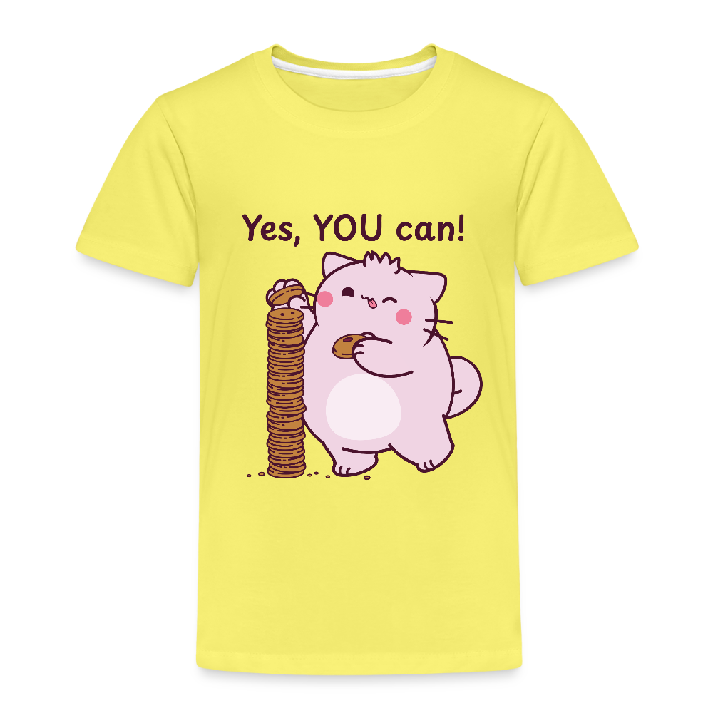 Pembe Slogan Kids' Premium T-Shirt - yellow