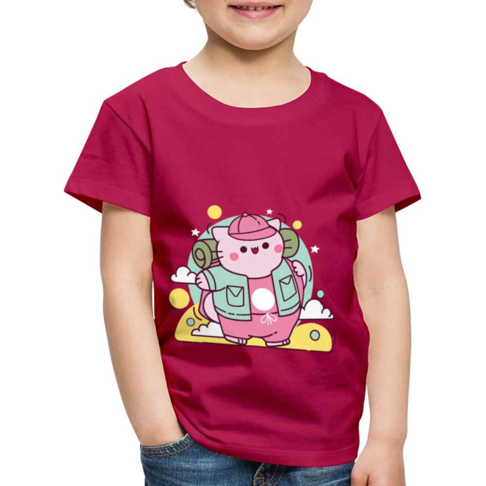 Adventurer Pembe Kids' Premium T-Shirt - dark pink