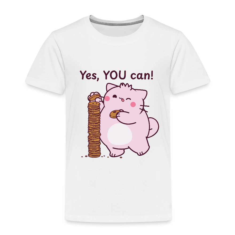 Pembe Slogan Kids' Premium T-Shirt - white