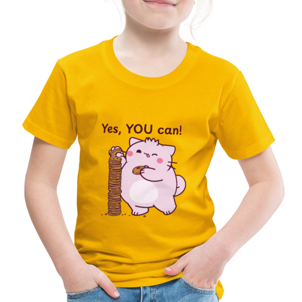 Pembe Slogan Kids' Premium T-Shirt - sun yellow