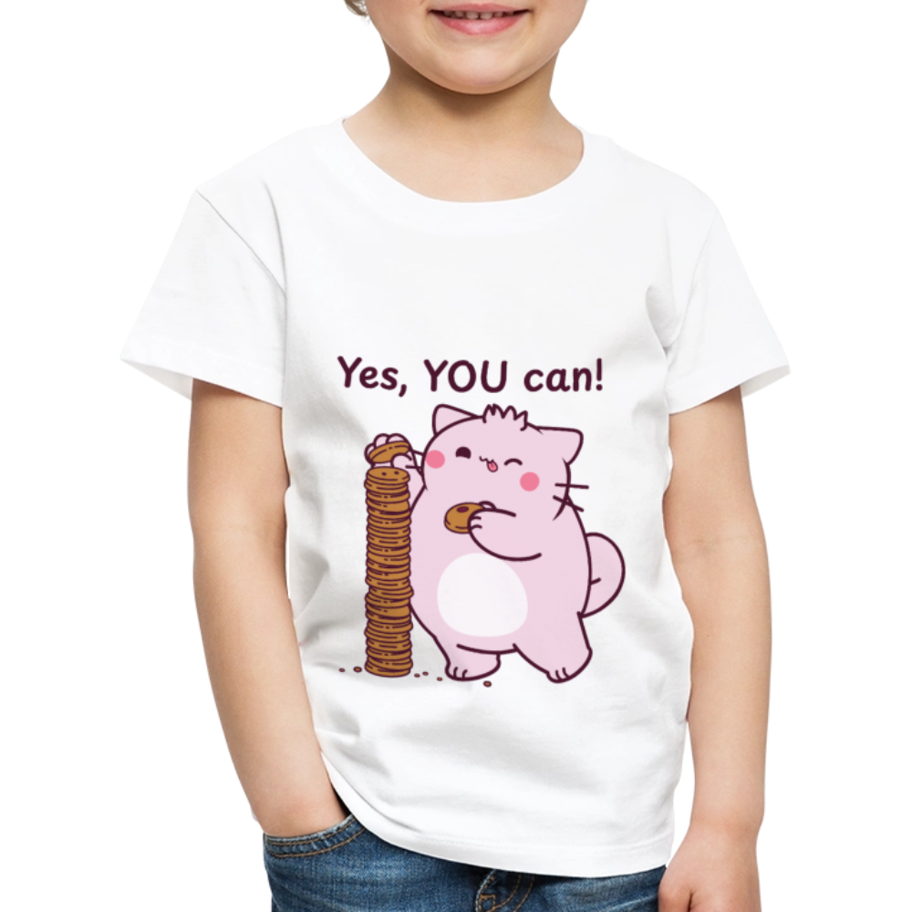 Pembe Slogan Kids' Premium T-Shirt - white