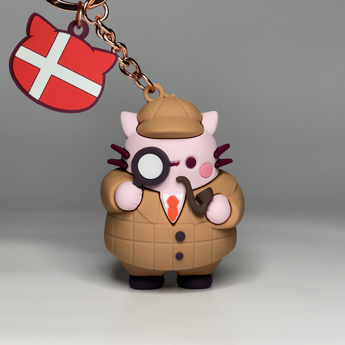 Key Chain Pembe Sherlock