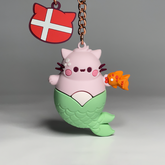 Key Chain Pembe Mermaid