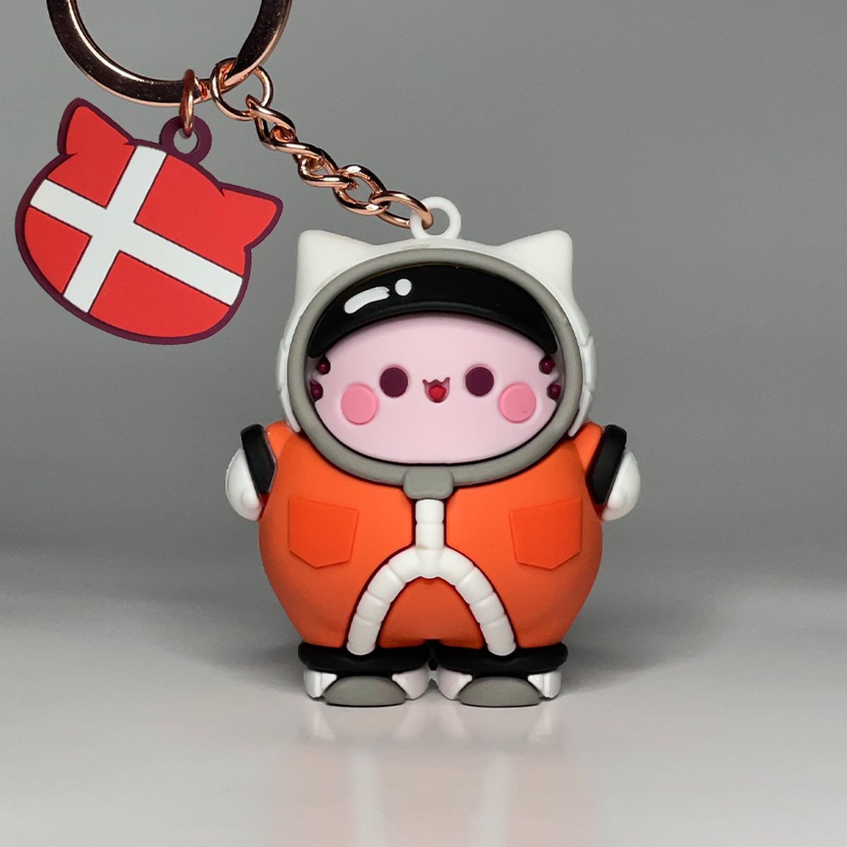 Key Chain Pembe Astronaut