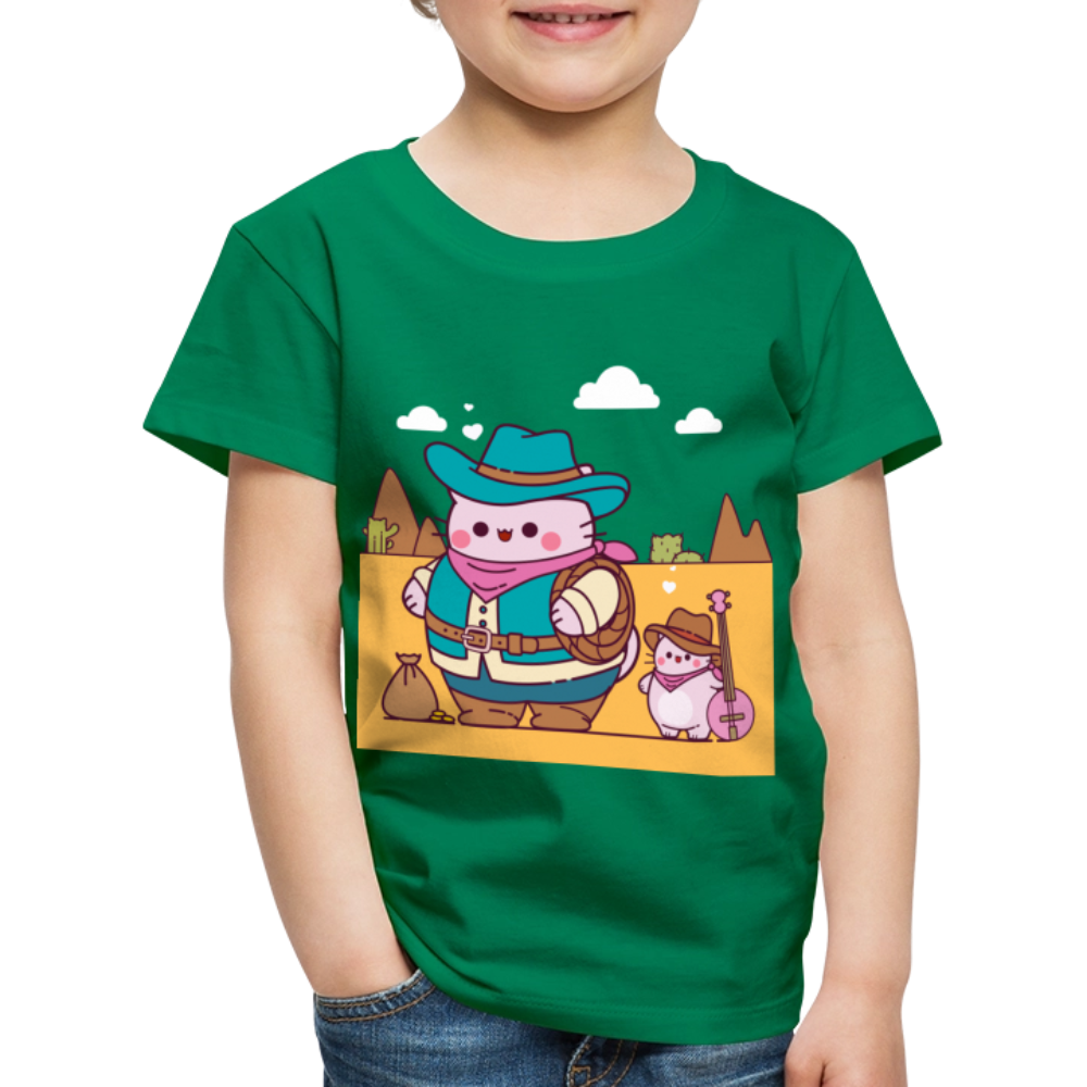 Pembe Western Kids' Premium T-Shirt - kelly green