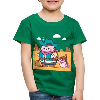 Pembe Western Kids' Premium T-Shirt - kelly green