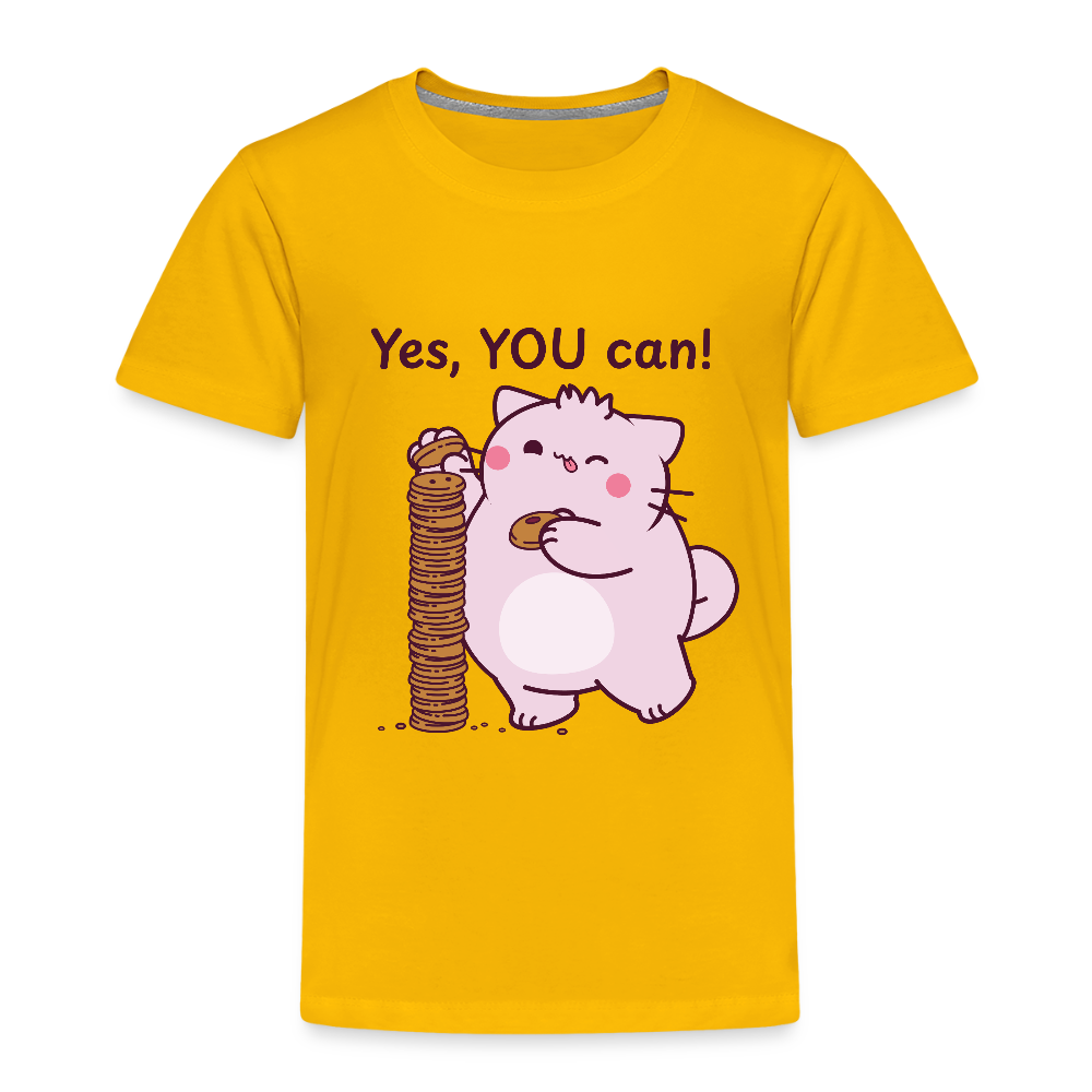 Pembe Slogan Kids' Premium T-Shirt - sun yellow