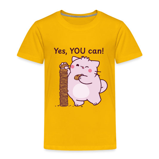 Pembe Slogan Kids' Premium T-Shirt - sun yellow