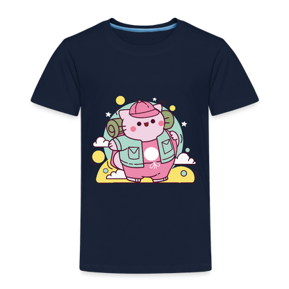 Adventurer Pembe Kids' Premium T-Shirt - navy