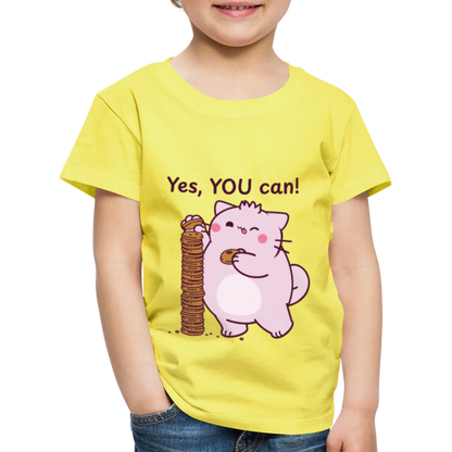 Pembe Slogan Kids' Premium T-Shirt - yellow