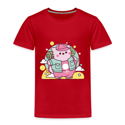 Adventurer Pembe Kids' Premium T-Shirt - red