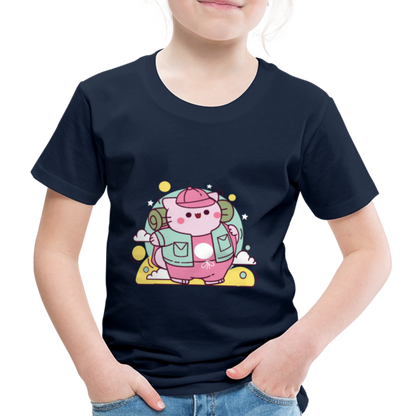 Adventurer Pembe Kids' Premium T-Shirt - navy