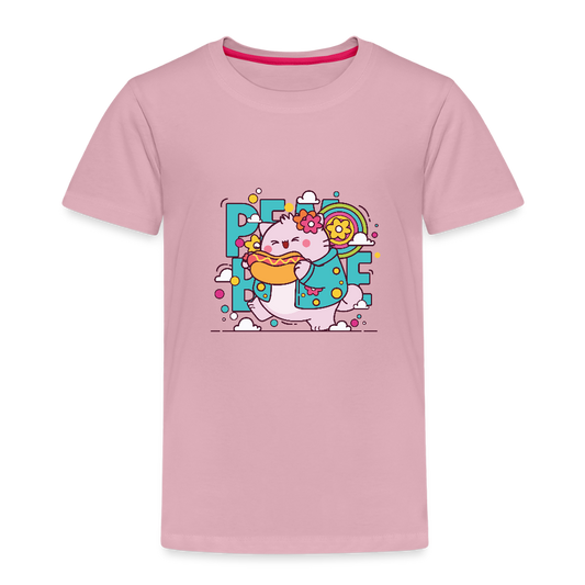 Pembe the Pink Cat Kids' Premium T-Shirt - rose shadow