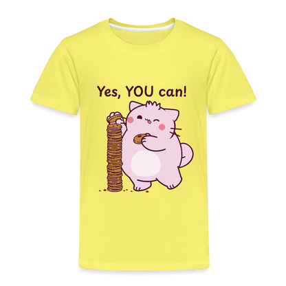 Pembe Slogan Kids' Premium T-Shirt - yellow