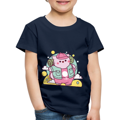 Adventurer Pembe Kids' Premium T-Shirt - navy