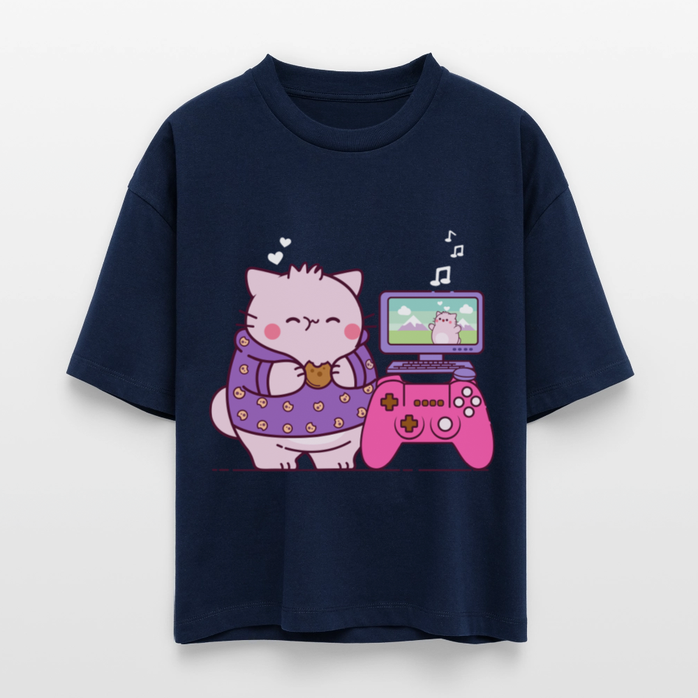 Pembe Stanley/Stella Nova Women’s Boxy Organic T-Shirt - navy