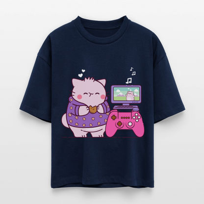 Pembe Stanley/Stella Nova Women’s Boxy Organic T-Shirt - navy