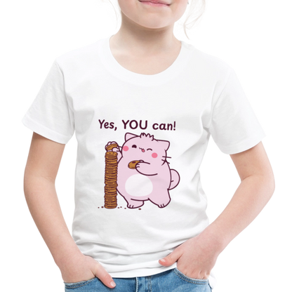 Pembe Slogan Kids' Premium T-Shirt - white