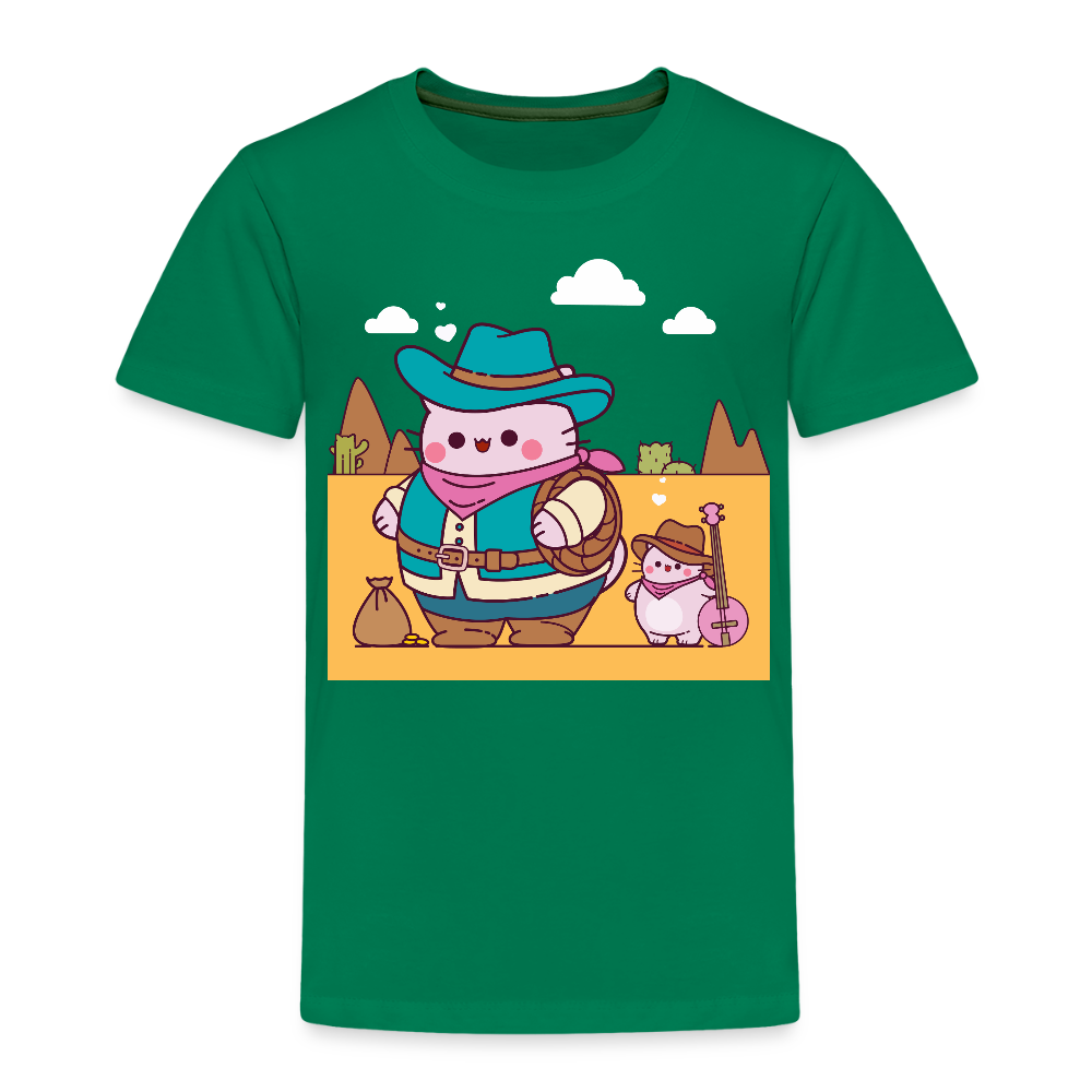 Pembe Western Kids' Premium T-Shirt - kelly green