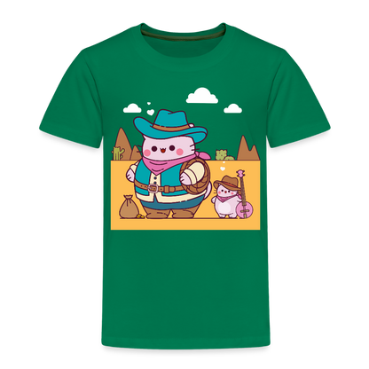 Pembe Western Kids' Premium T-Shirt - kelly green