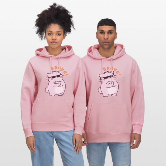 Stanley/Stella CRUISER Unisex Organic Hoodie - cotton pink