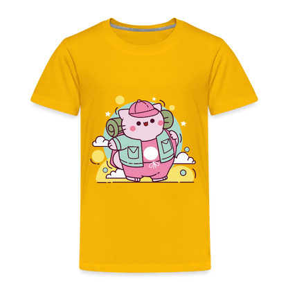Adventurer Pembe Kids' Premium T-Shirt - sun yellow