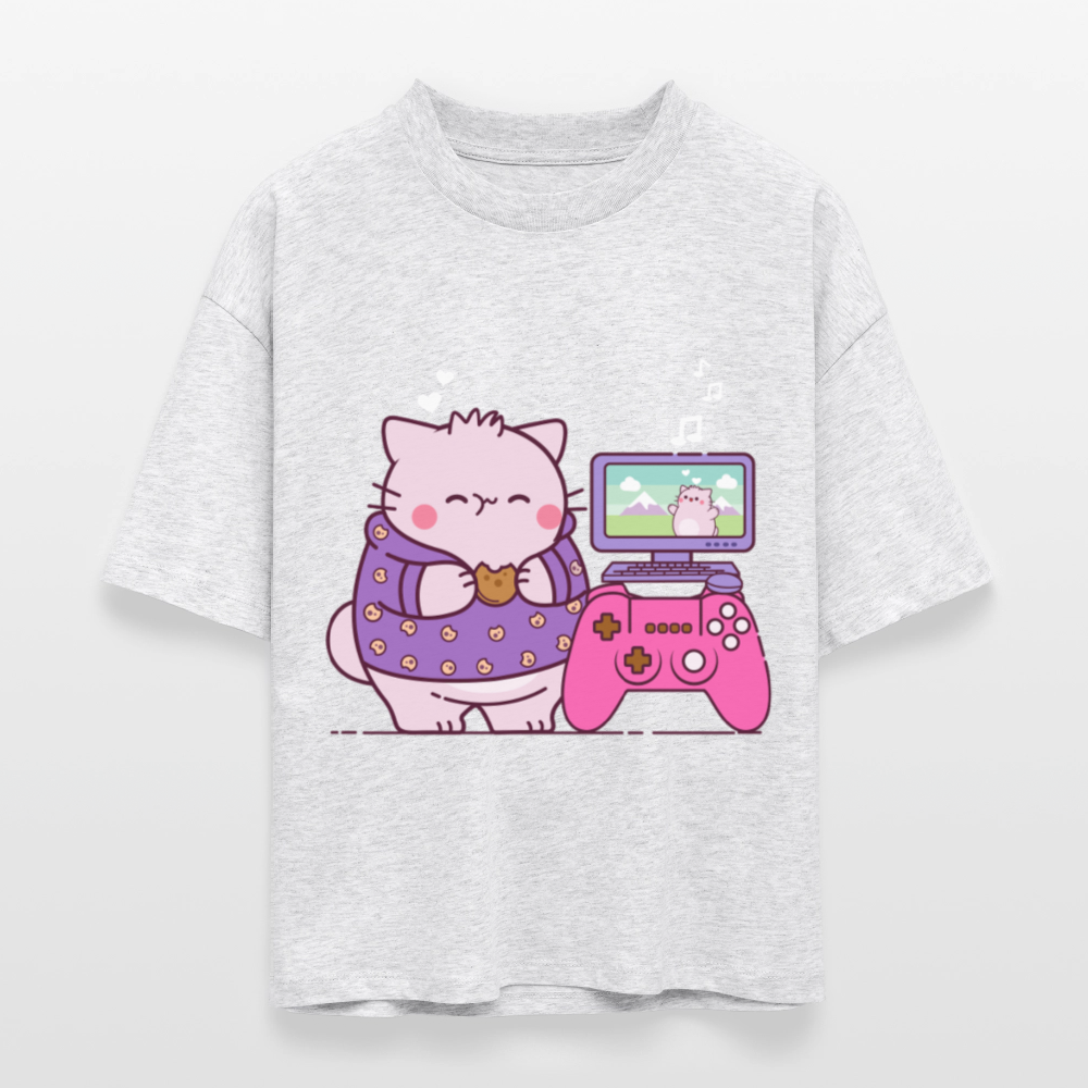 Pembe Stanley/Stella Nova Women’s Boxy Organic T-Shirt - heather white