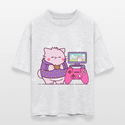 Pembe Stanley/Stella Nova Women’s Boxy Organic T-Shirt - heather white