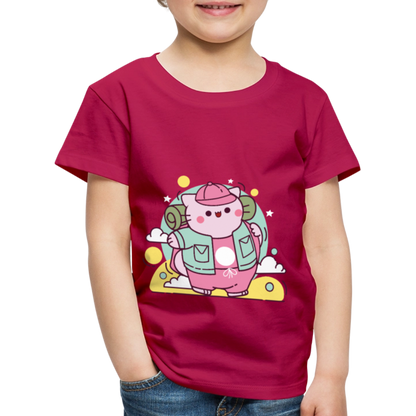 Adventurer Pembe Kids' Premium T-Shirt - dark pink