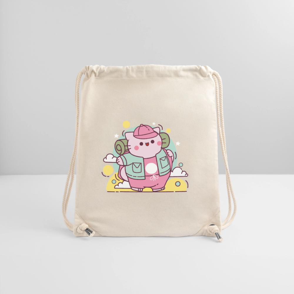 Pembe Recycled Draw String Bag - natural