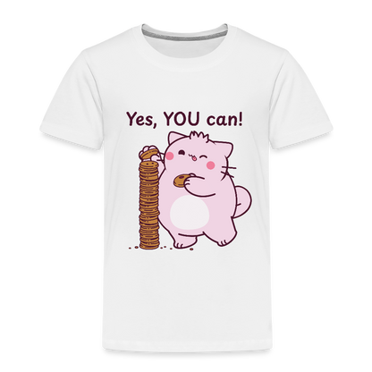 Pembe Slogan Kids' Premium T-Shirt - white