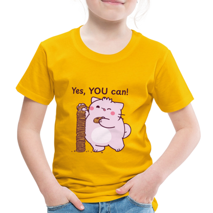 Pembe Slogan Kids' Premium T-Shirt - sun yellow