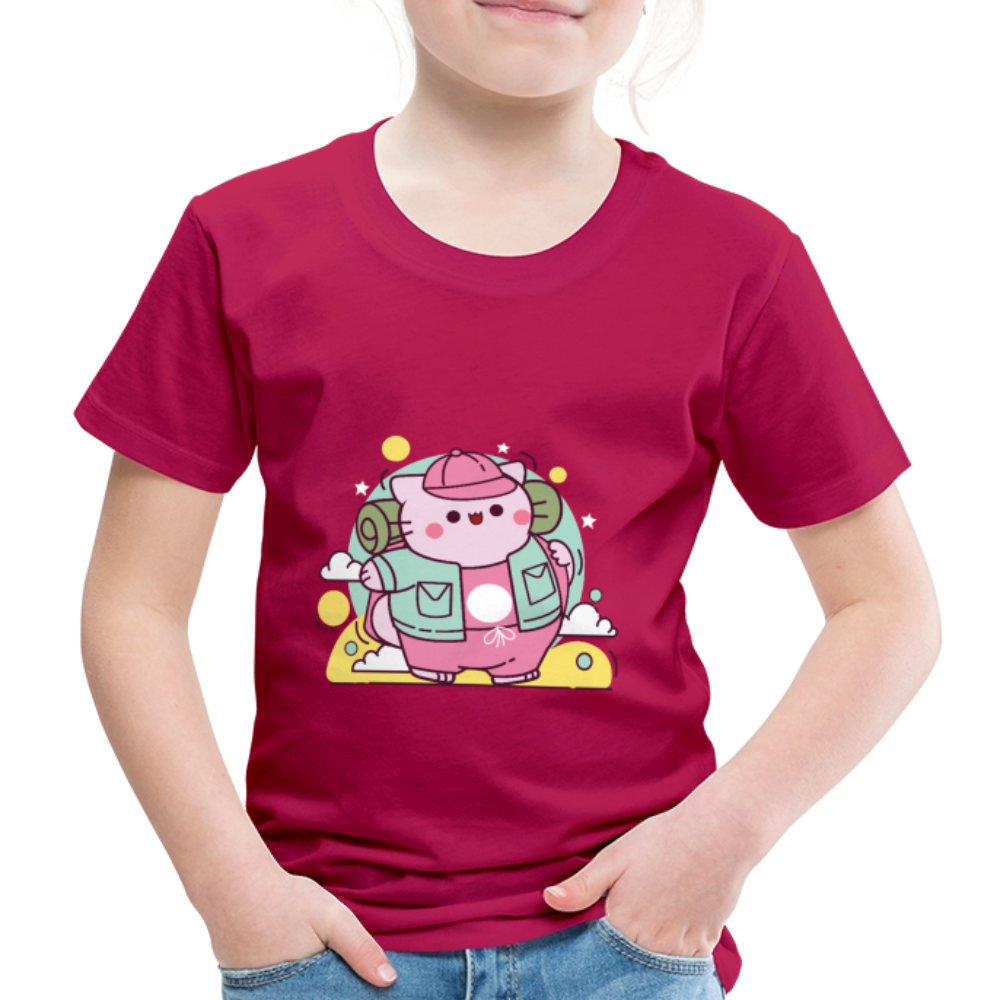 Adventurer Pembe Kids' Premium T-Shirt - dark pink