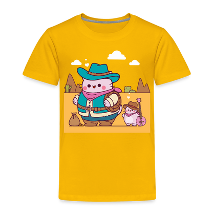 Pembe Western Kids' Premium T-Shirt - sun yellow
