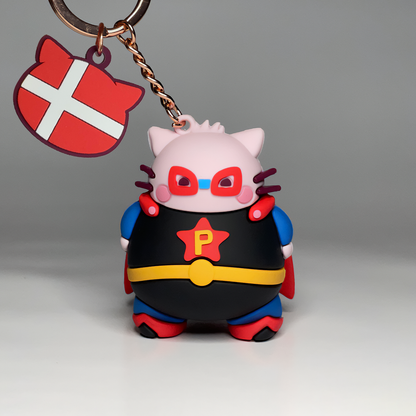 Key Chain Pembe Super Hero